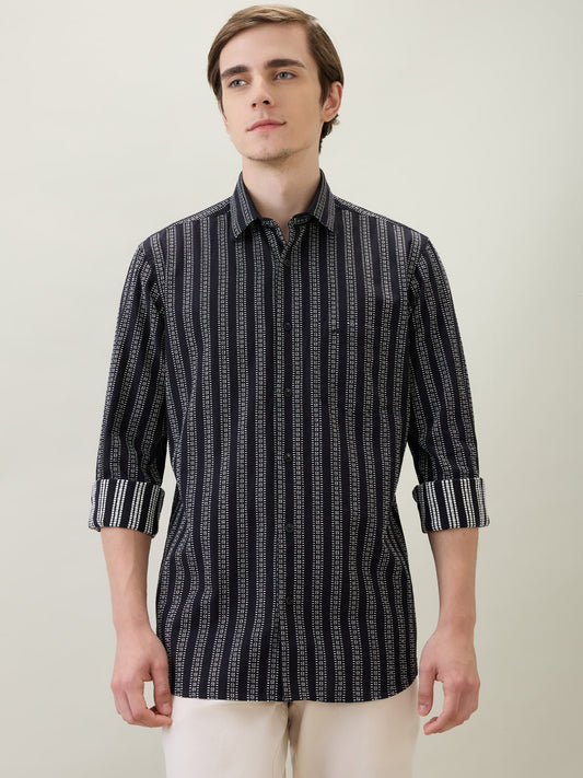 Colorplus Black Casual Shirt 