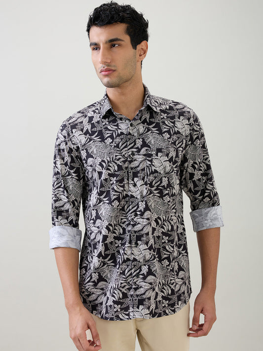 Colorplus Black Casual Shirt 