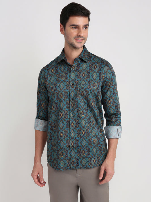 Colorplus Blue Casual Shirt 