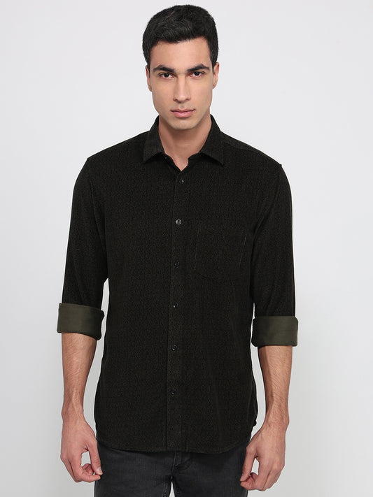 Colorplus Black Casual Shirt
