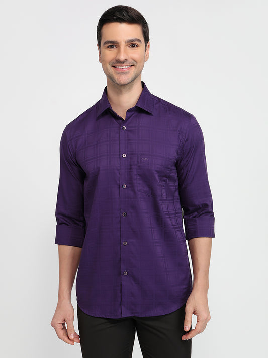 Colorplus Violet Casual Shirt