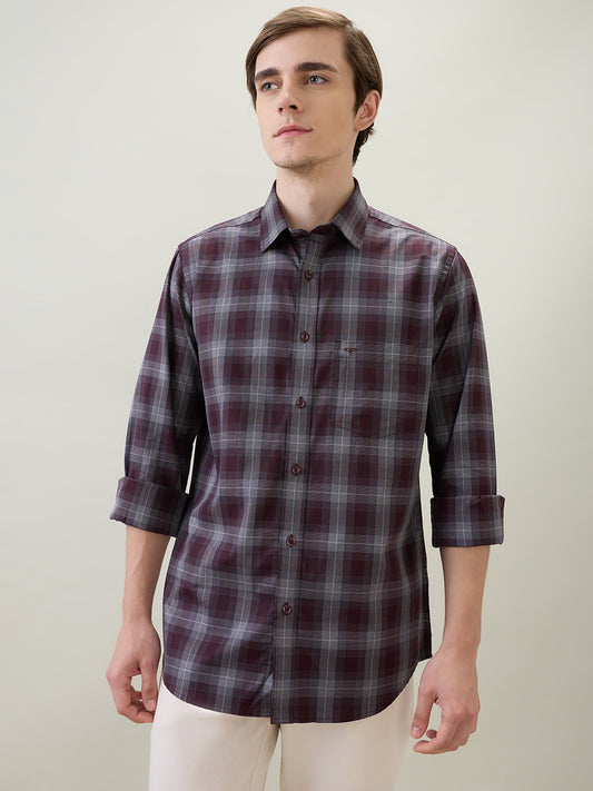 Colorplus Maroon Casual Shirt 