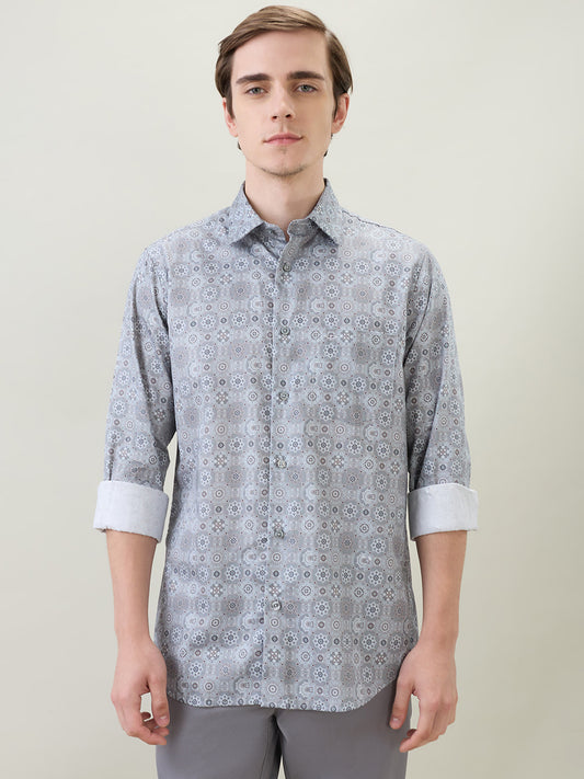 Colorplus Grey Casual Shirt 