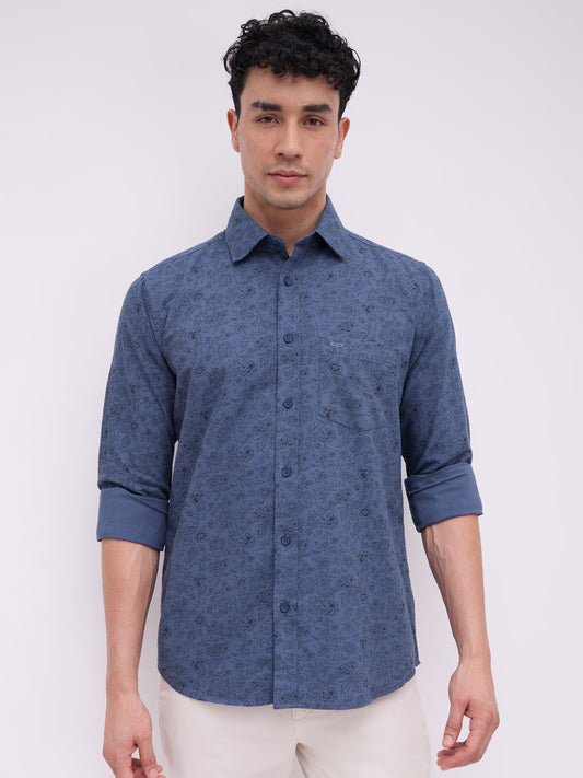 Colorplus Blue Casual Shirt