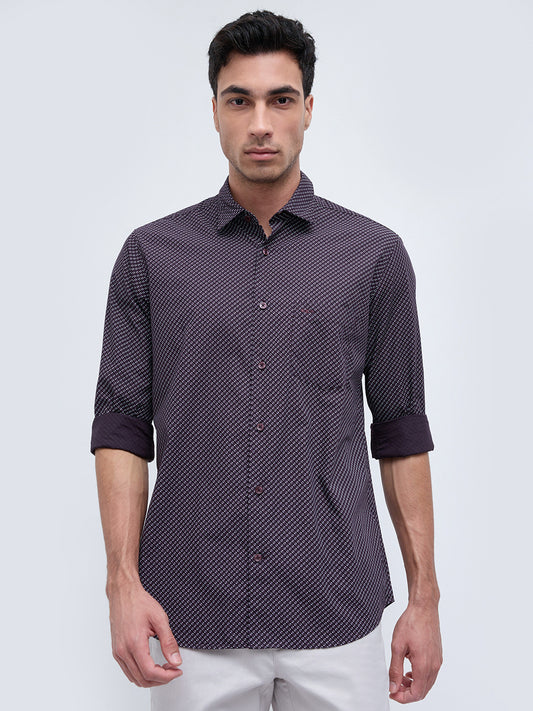Colorplus Maroon Casual Shirt