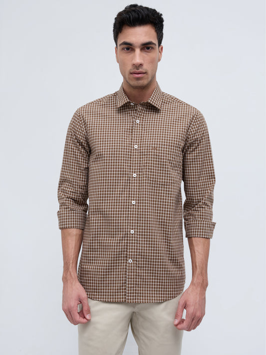 Colorplus Brown Casual Shirt
