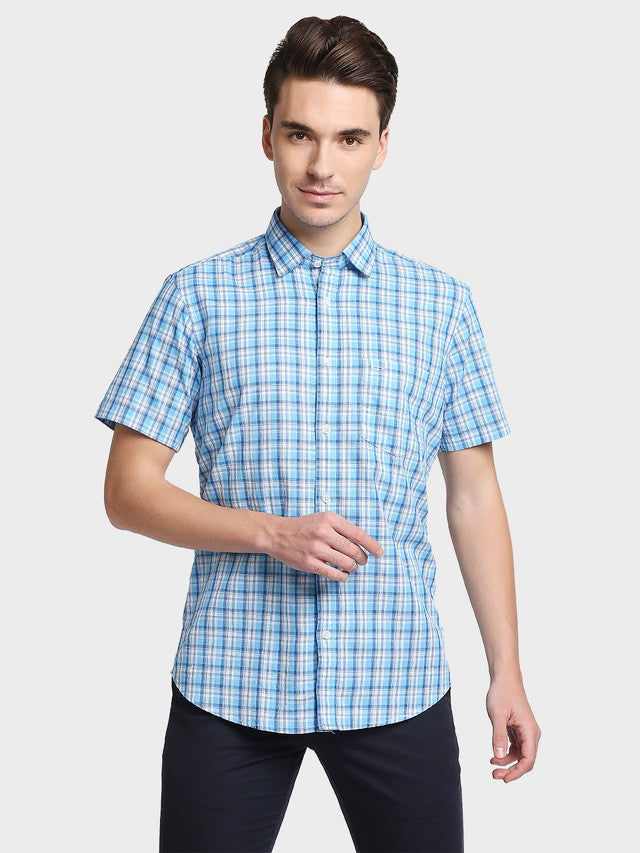 Colorplus Blue Casual Shirt 