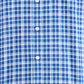 Colorplus Blue Checks Tailored Fit Cotton Casual Shirt