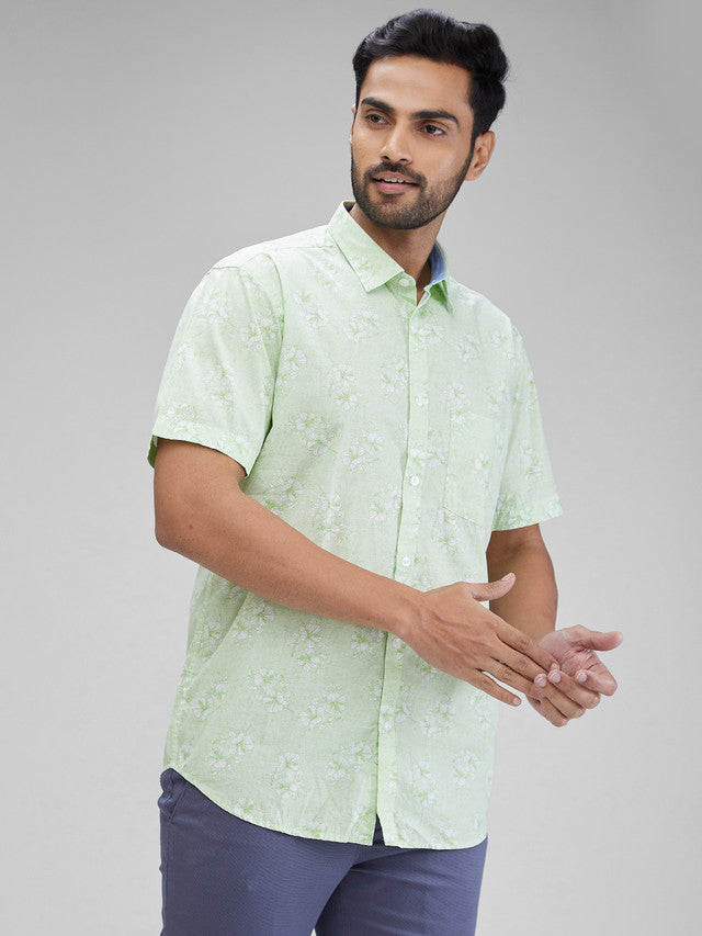 Colorplus Green Casual Shirt 