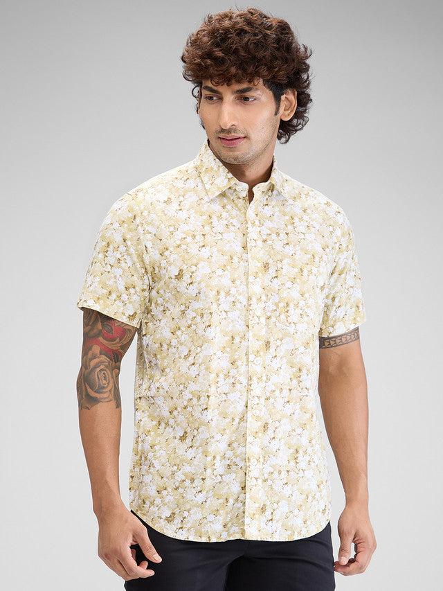 Colorplus Khaki Casual Shirt 