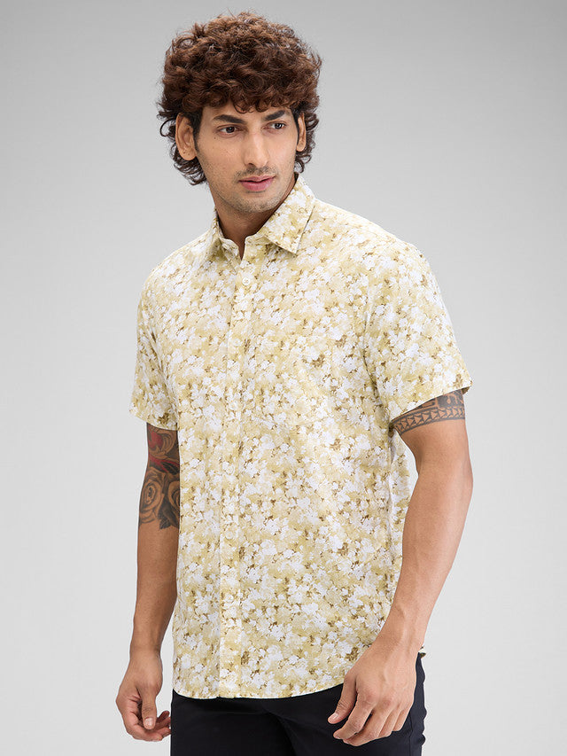 Colorplus Khaki Casual Shirt 