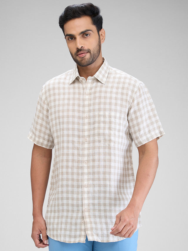 Colorplus Beige Casual Shirt 