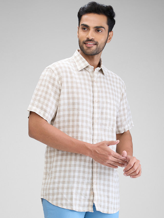 Colorplus Beige Casual Shirt 