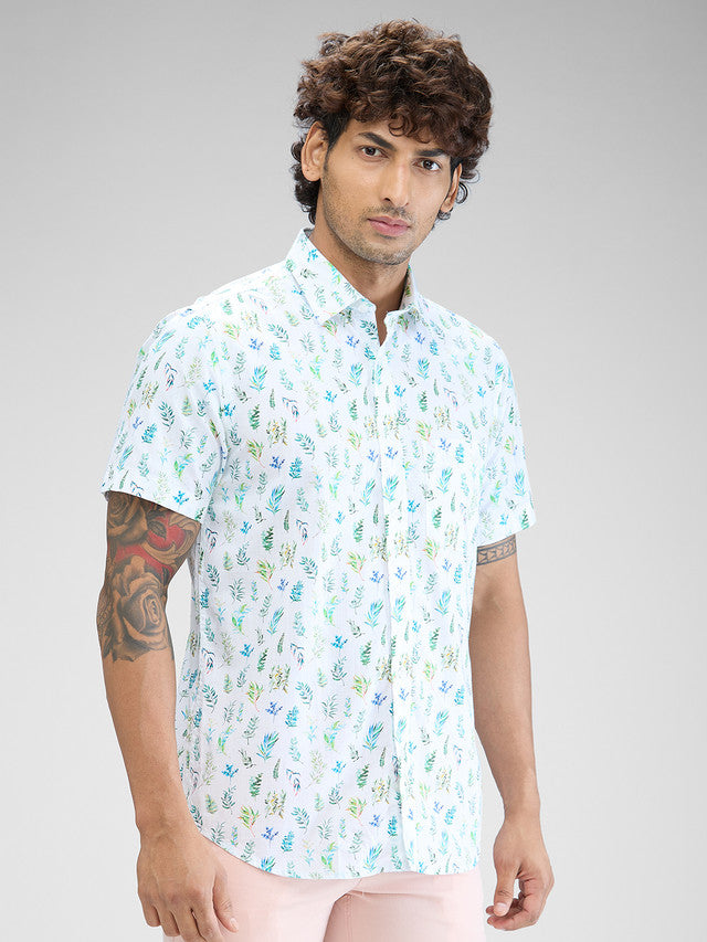 Colorplus Green Casual Shirt 