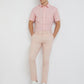 Colorplus Men Pink Printed Tailored Fit Cotton Casual Shirt