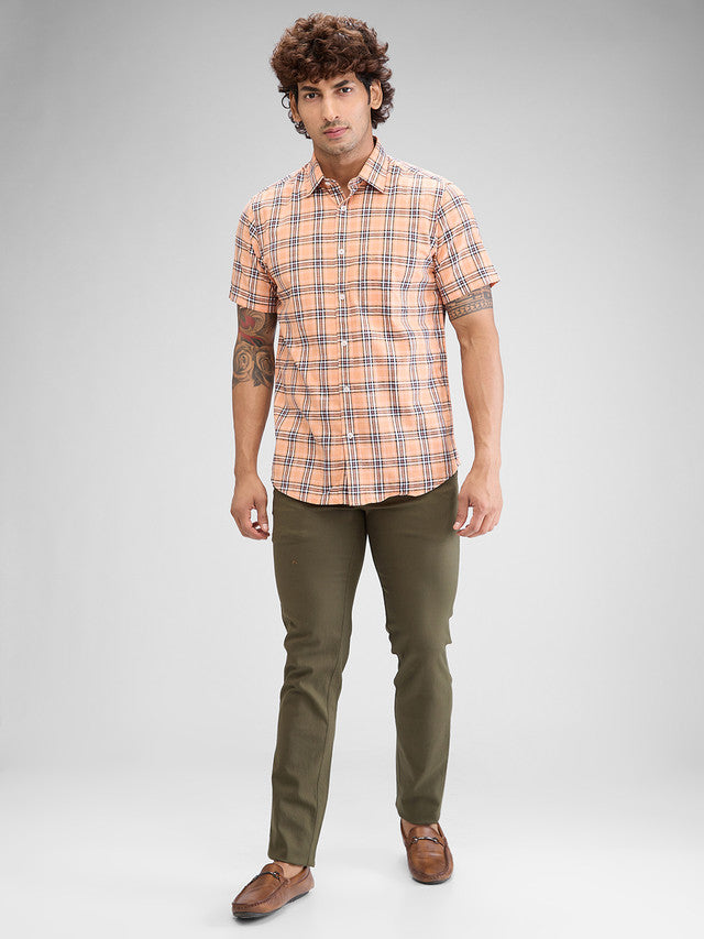 Colorplus Orange Casual Shirt 