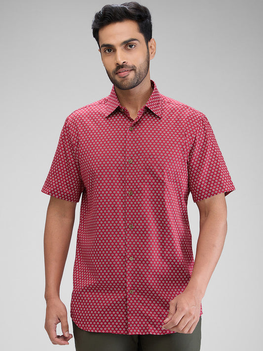 Colorplus Red Casual Shirt 