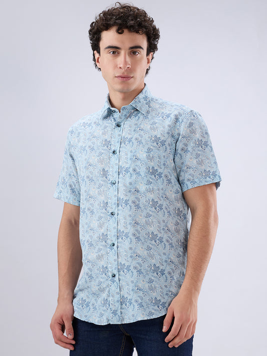 Colorplus Blue Casual Shirt
