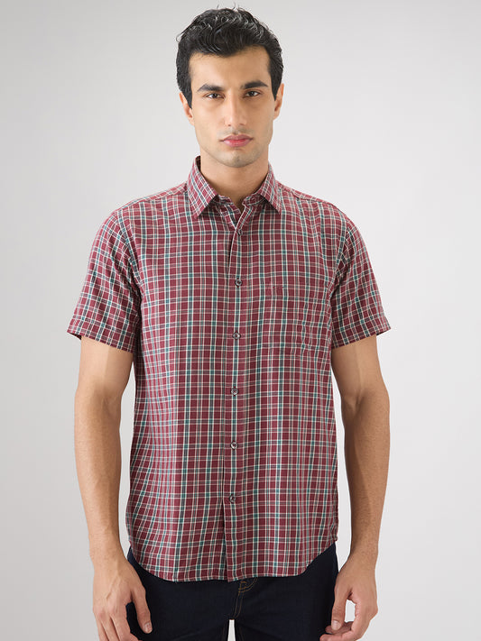 Colorplus Maroon Casual Shirt