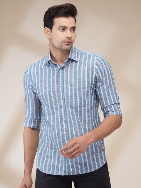 Colorplus Blue Casual Shirts