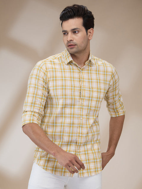 Colorplus Yellow Casual Shirts