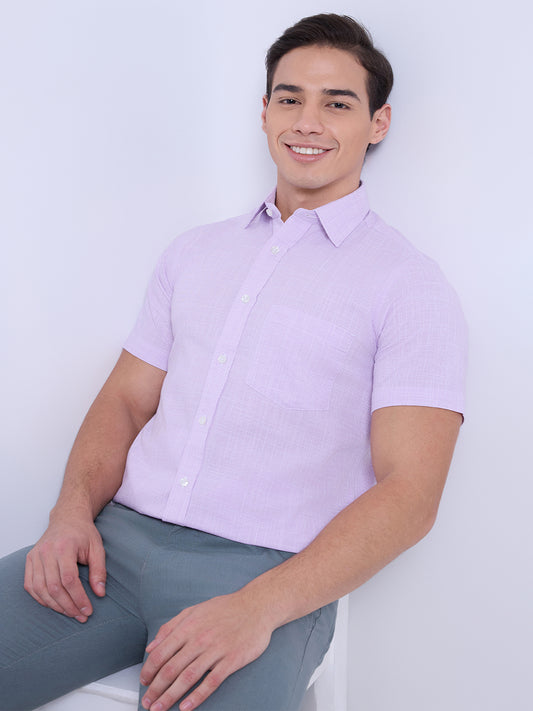 ColorPlus Yellow Casual Shirt 
