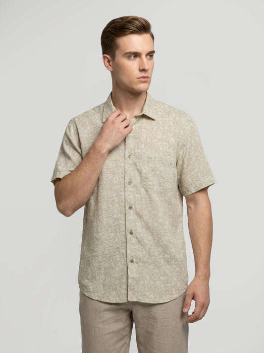 Colorplus Khaki Casual Shirt