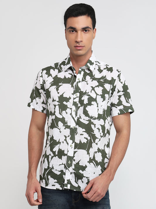 Colorplus Green Casual Shirt