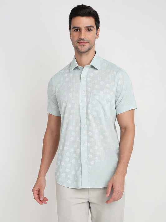 Colorplus Green Casual Shirt 
