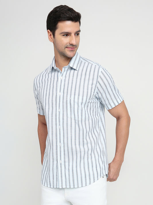 Colorplus Blue Casual Shirt 