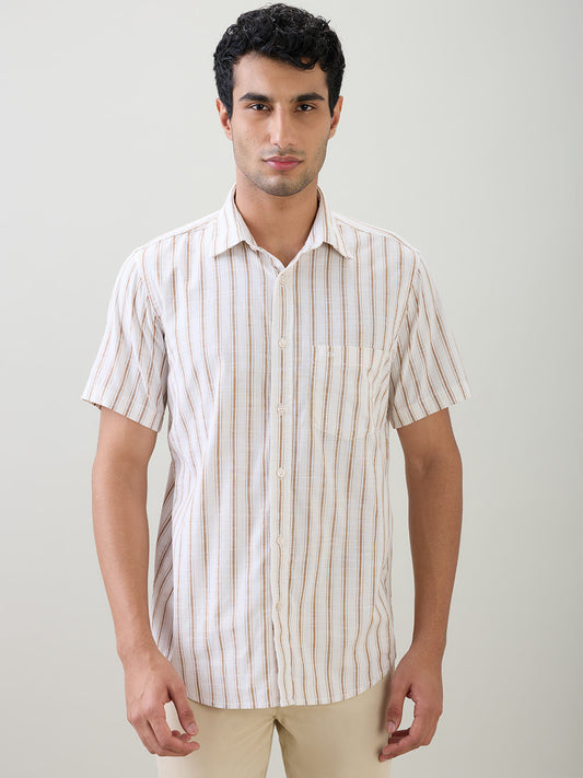 Colorplus Brown Casual Shirt 