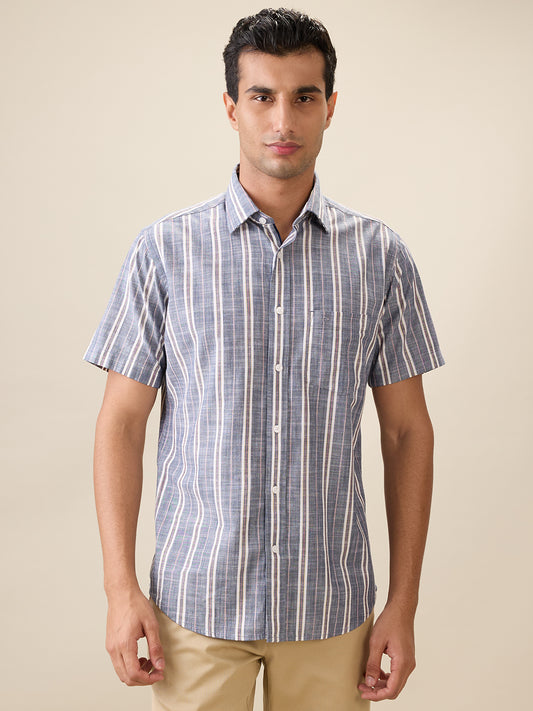 Colorplus Blue Casual Shirt