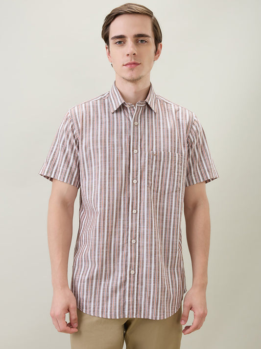 Colorplus Brown Casual Shirt 