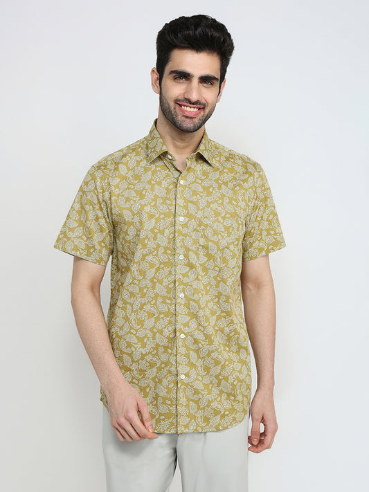 Colorplus Green Casual Shirt 