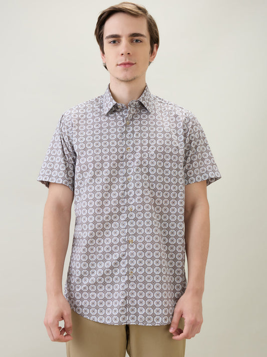 Colorplus Brown Casual Shirt 