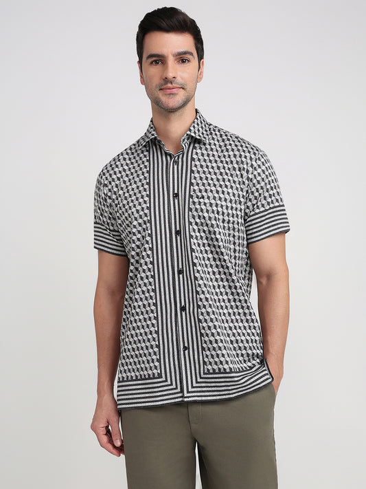 Colorplus Black Casual Shirt 