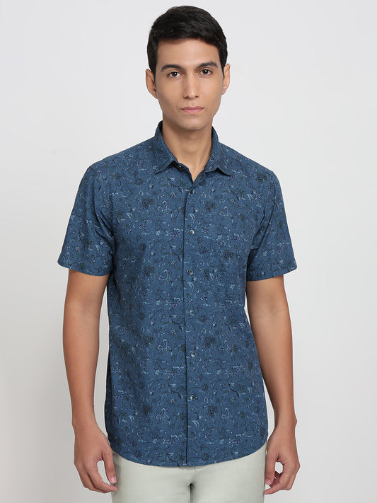 Colorplus Blue Casual Shirt