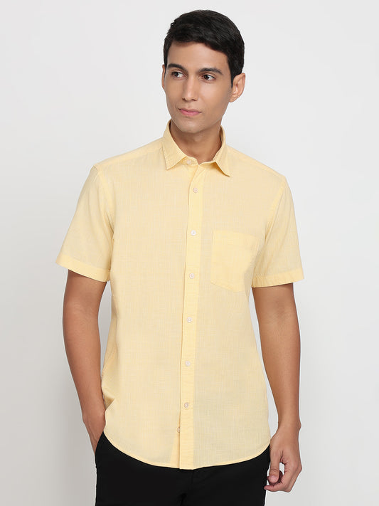 Colorplus Yellow Casual Shirt