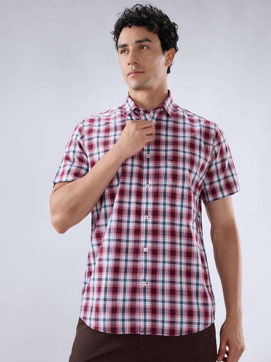 Colorplus Maroon Casual Shirt