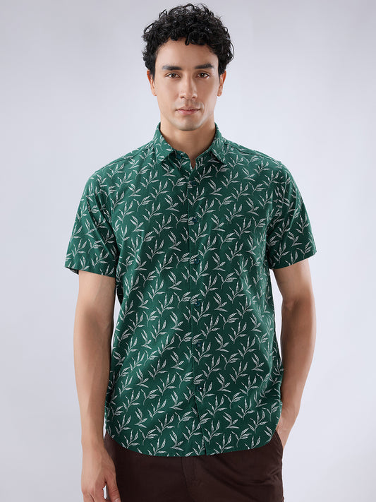 Colorplus Green Casual Shirt