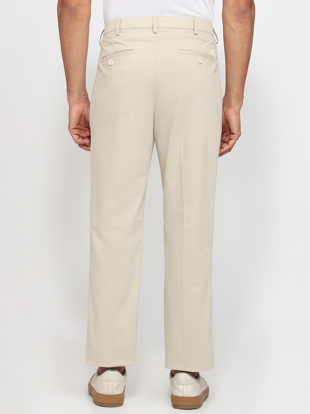 Colorplus Men Fawn Comfort Fit Twill Trouser – MyRaymond