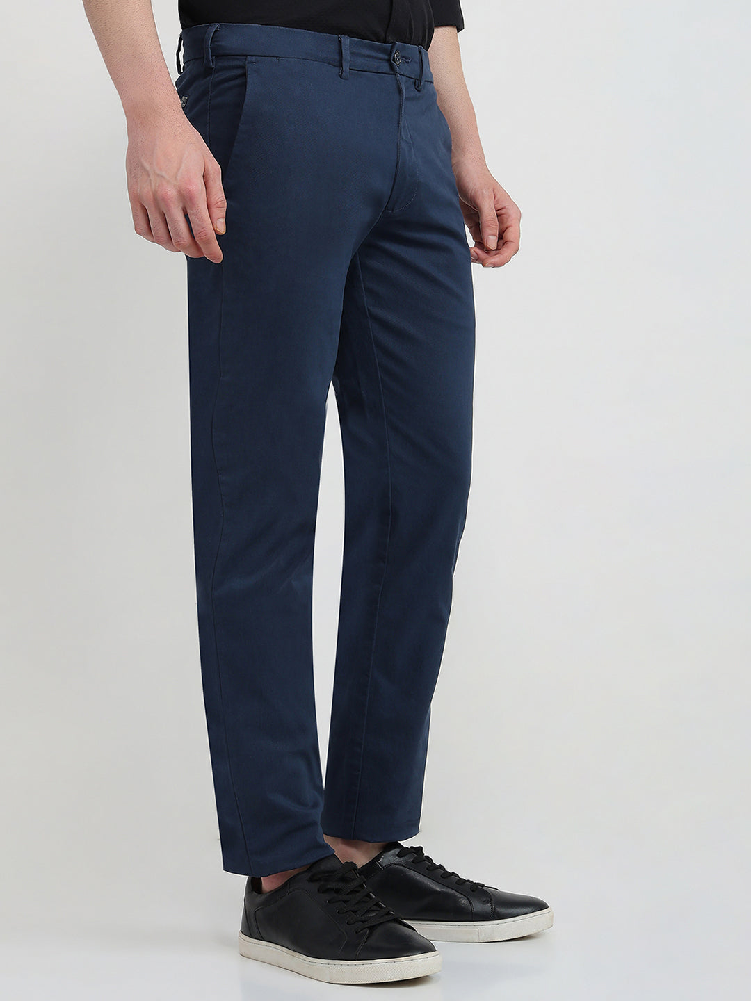 Colorplus Men Blue Tapered Fit Twill Trouser – MyRaymond