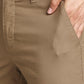 Colorplus Men Brown Solid Contemporary Fit Trouser