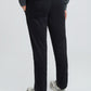 Colorplus Black Solid Piece Dyed Slim Fit Cotton Blend Trouser