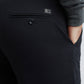 Colorplus Black Solid Piece Dyed Slim Fit Cotton Blend Trouser