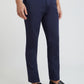 Colorplus Blue Solid Piece Dyed Slim Fit Cotton Blend Trouser