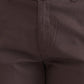 Colorplus Brown Solid Piece Dyed Slim Fit Cotton Blend Trouser