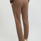 Colorplus Brown Solid Piece Dyed Slim Fit Cotton Blend Trouser