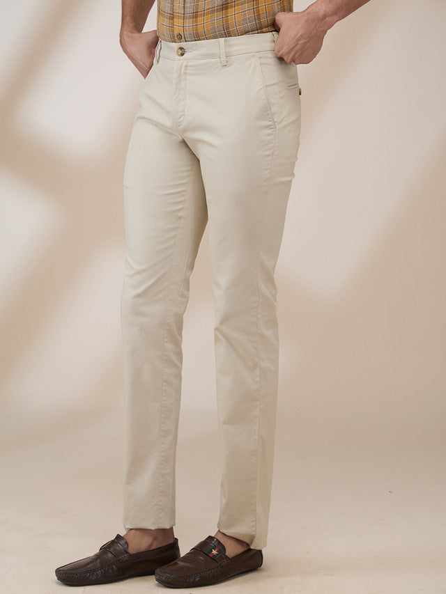 Colorplus Men Brown Slim Fit Solid Trouser – MyRaymond