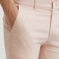 Colorplus Peach Solid Piece Dyed Nuvo Fit Cotton Blend Trouser